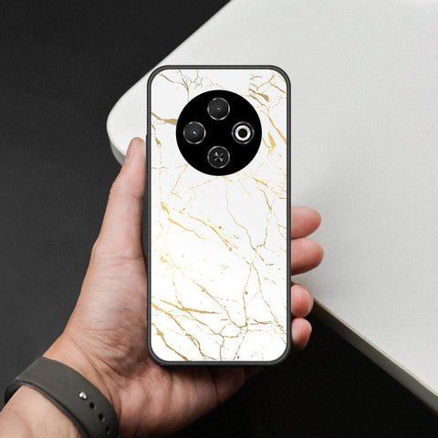 Tecno Spark 30C 4G Cover - White Marble Series 2 - HQ Premium Shine Durable Shatterproof Case