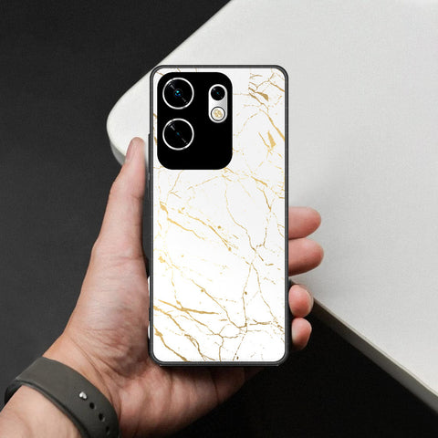Infinix Zero 30 4G Cover - White Marble Series 2 - HQ Premium Shine Durable Shatterproof Case
