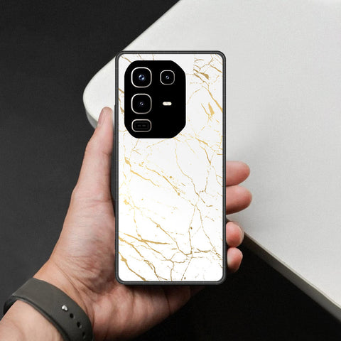 Infinix Note 50s Cover - White Marble Series 2 - HQ Premium Shine Durable Shatterproof Case