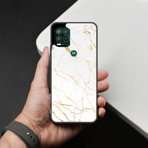 Motorola Moto G Stylus 5G Cover - White Marble Series 2 - HQ Premium Shine Durable Shatterproof Case
