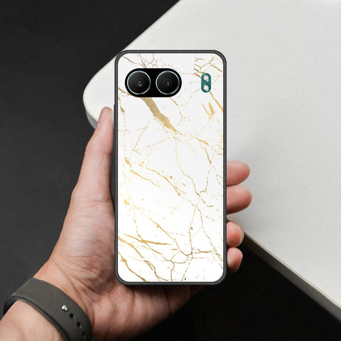 OnePlus Nord 4 Cover - White Marble Series 2 - HQ Premium Shine Durable Shatterproof Case