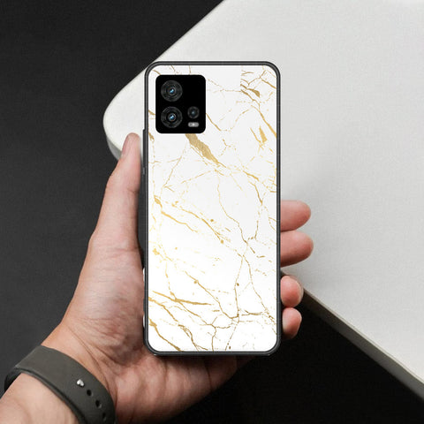 Motorola Moto G72 Cover - White Marble Series 2 - HQ Premium Shine Durable Shatterproof Case