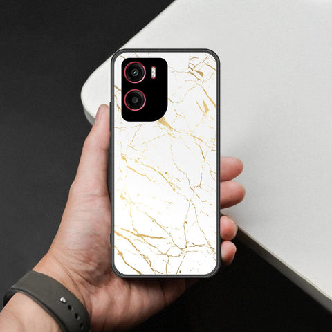 Motorola Moto G05 Cover - White Marble Series 2 - HQ Premium Shine Durable Shatterproof Case