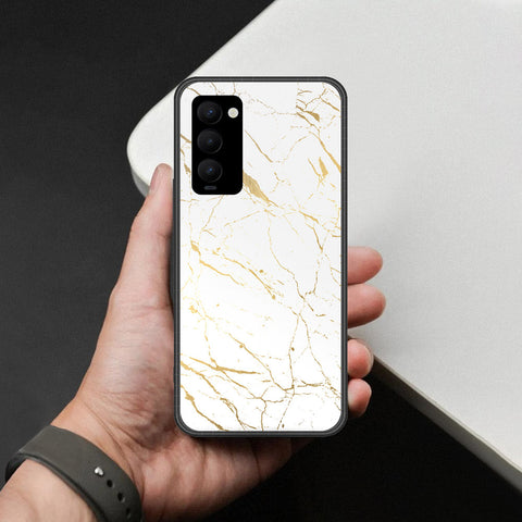 Tecno Camon 18T Cover - White Marble Series 2 - HQ Premium Shine Durable Shatterproof Case