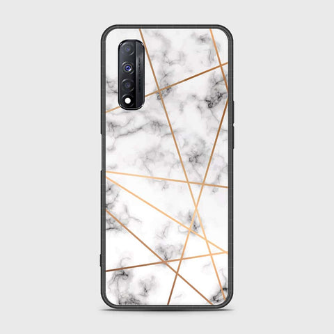 Realme Narzo 30 Cover- White Marble Series 2 - HQ Premium Shine Durable Shatterproof Case