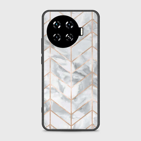 Tecno Spark 20 Pro Plus Cover- White Marble Series 2 - HQ Premium Shine Durable Shatterproof Case