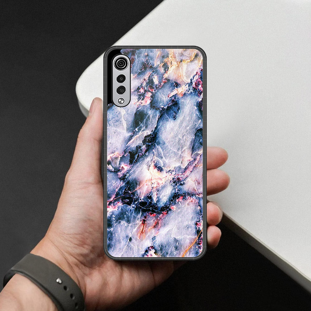 LG Velvet 5G UW Cover - Colorful Marble Series - HQ Premium Shine Durable Shatterproof Case
