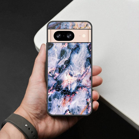 Google Pixel 8 Cover - Colorful Marble Series - HQ Premium Shine Durable Shatterproof Case
