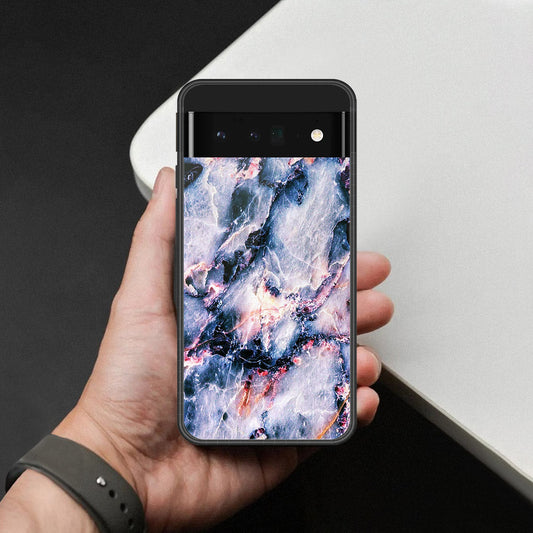 Google Pixel 6 Pro Cover - Colorful Marble Series - HQ Premium Shine Durable Shatterproof Case