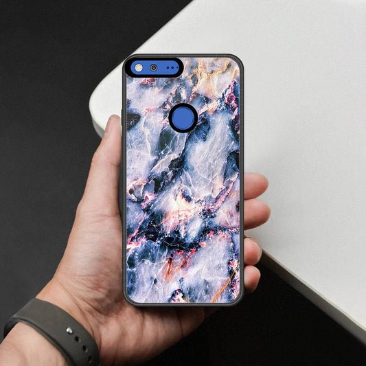 Google Pixel Cover - Colorful Marble Series - HQ Premium Shine Durable Shatterproof Case