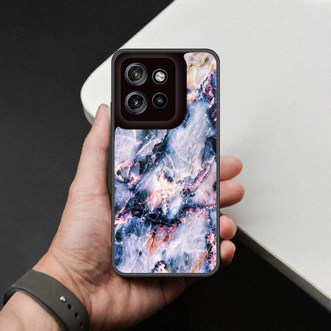 Motorola Edge 50 Neo Cover - Colorful Marble Series - HQ Premium Shine Durable Shatterproof Case