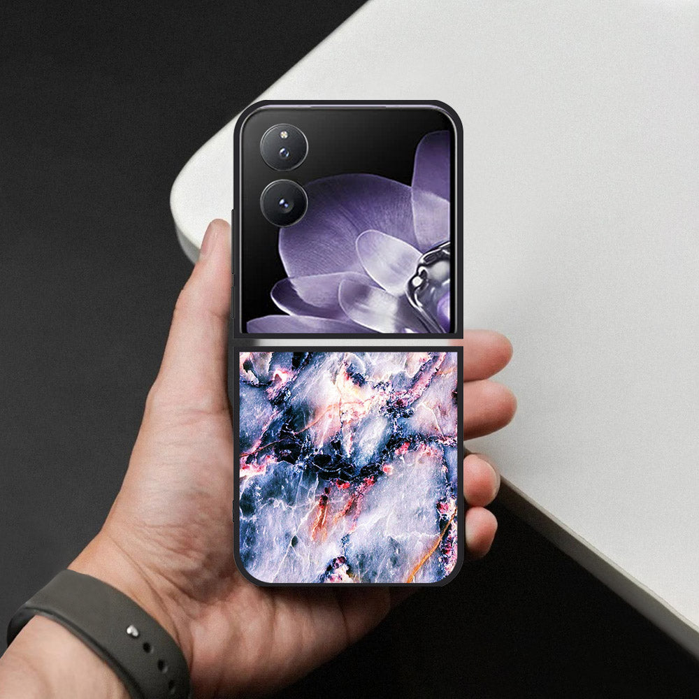 Xiaomi Mix Flip Cover - Colorful Marble Series - HQ Premium Shine Durable Shatterproof Case