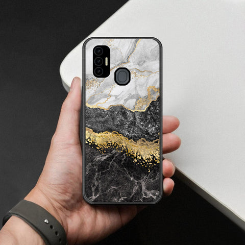 Tecno Spark 7T Cover - Colorful Marble Series - HQ Premium Shine Durable Shatterproof Case