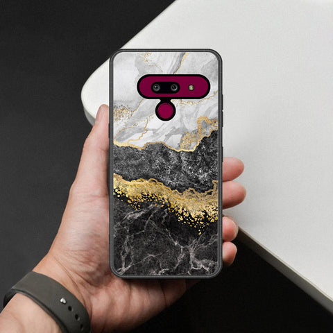 LG G8 ThinQ Cover - Colorful Marble Series - HQ Premium Shine Durable Shatterproof Case