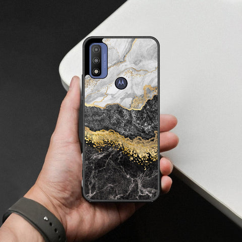 Motorola G Pure 2021 Cover - Colorful Marble Series - HQ Premium Shine Durable Shatterproof Case