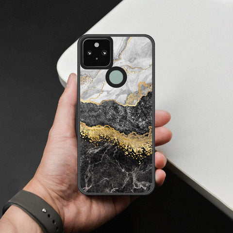 Google Pixel 5 XL Cover - Colorful Marble Series - HQ Premium Shine Durable Shatterproof Case