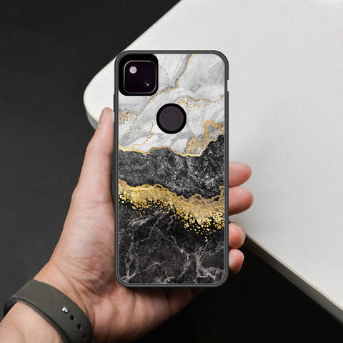 Google Pixel 4a 4G Cover - Colorful Marble Series - HQ Premium Shine Durable Shatterproof Case