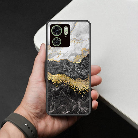 Motorola Edge 40 Cover - Colorful Marble Series - HQ Premium Shine Durable Shatterproof Case