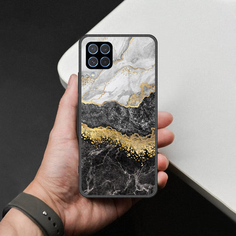Samsung Galaxy F62 Cover - Colorful Marble Series - HQ Premium Shine Durable Shatterproof Case
