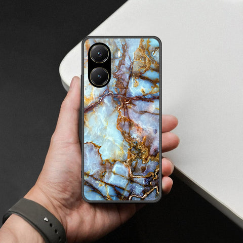 Xiaomi Redmi Turbo 4 Cover - Colorful Marble Series - HQ Premium Shine Durable Shatterproof Case