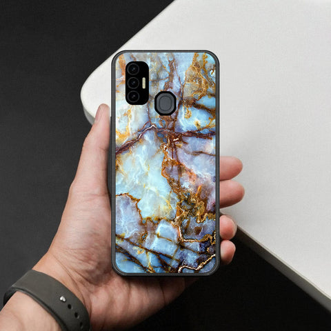 Tecno Spark 7T Cover - Colorful Marble Series - HQ Premium Shine Durable Shatterproof Case