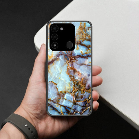 Tecno Spark 9 Cover - Colorful Marble Series - HQ Premium Shine Durable Shatterproof Case