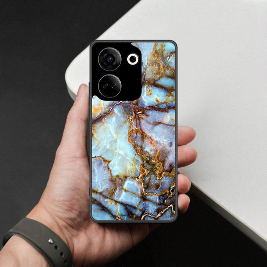 Tecno Camon 20 Cover - Colorful Marble Series - HQ Premium Shine Durable Shatterproof Case (Fast Delivery)