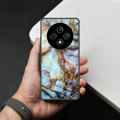 Oppo Reno 12F Cover - Colorful Marble Series - HQ Premium Shine Durable Shatterproof Case