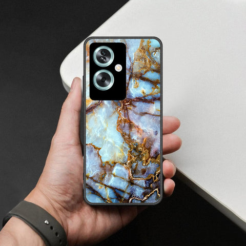 Oppo A2 Cover - Colorful Marble Series - HQ Premium Shine Durable Shatterproof Case
