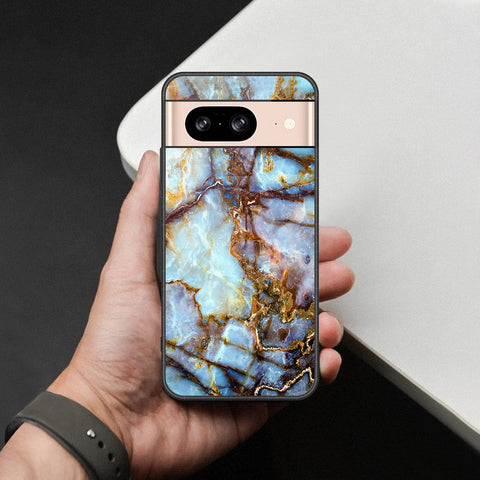 Google Pixel 8 Cover - Colorful Marble Series - HQ Premium Shine Durable Shatterproof Case