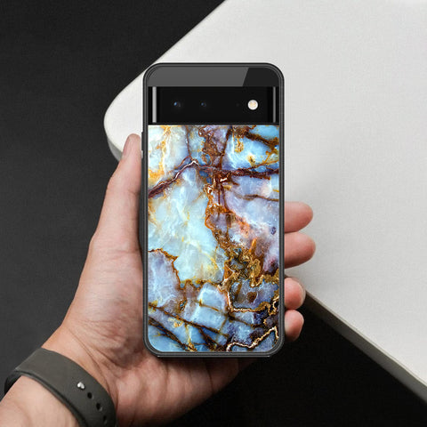 Google Pixel 6 Cover - Colorful Marble Series - HQ Premium Shine Durable Shatterproof Case