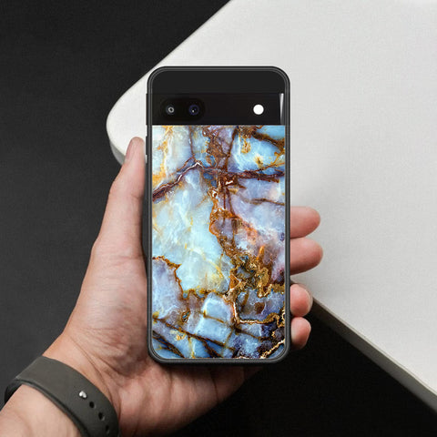 Google Pixel 6a Cover - Colorful Marble Series - HQ Premium Shine Durable Shatterproof Case