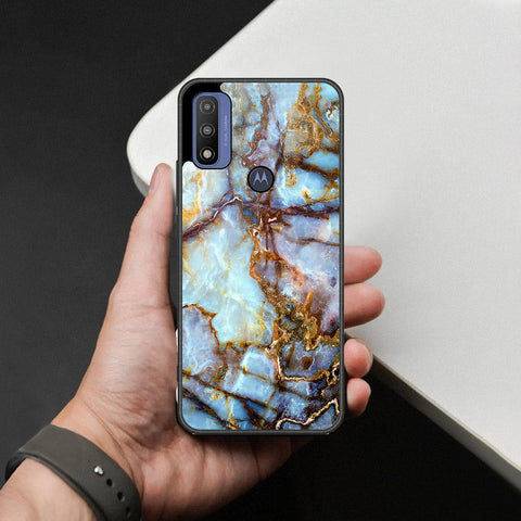 Motorola G Pure 2021 Cover - Colorful Marble Series - HQ Premium Shine Durable Shatterproof Case