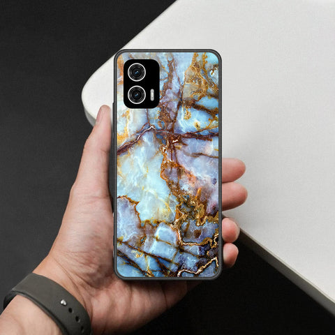 Motorola Moto G73 Cover - Colorful Marble Series - HQ Premium Shine Durable Shatterproof Case