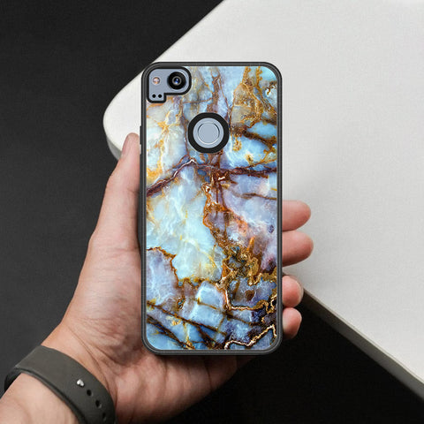Google Pixel 2 XL Cover - Colorful Marble Series - HQ Premium Shine Durable Shatterproof Case