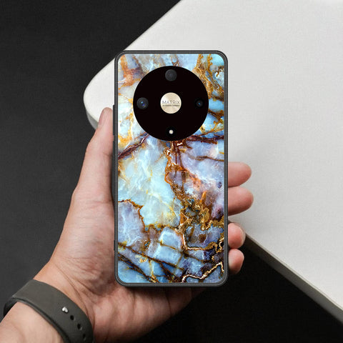 Honor X9a Cover - Colorful Marble Series - HQ Premium Shine Durable Shatterproof Case