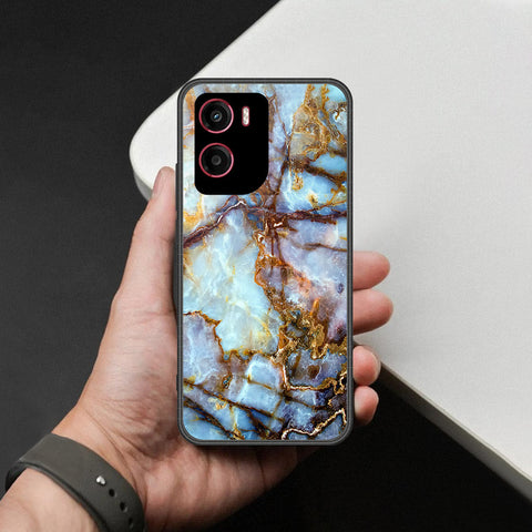 Motorola Moto E15 Cover - Colorful Marble Series - HQ Premium Shine Durable Shatterproof Case
