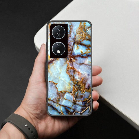 Honor 90 Smart Cover - Colorful Marble Series - HQ Premium Shine Durable Shatterproof Case
