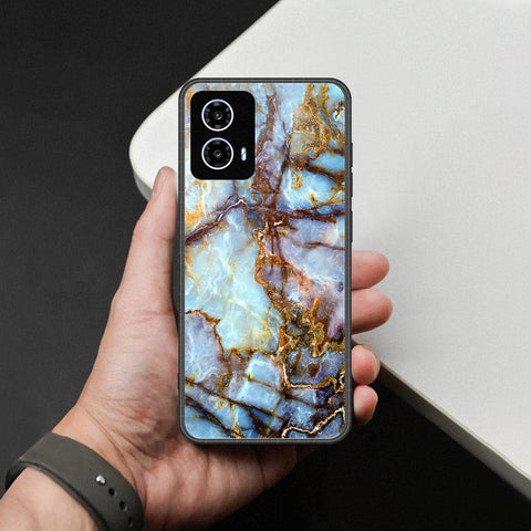 Motorola Moto G34 Cover - Colorful Marble Series - HQ Premium Shine Durable Shatterproof Case