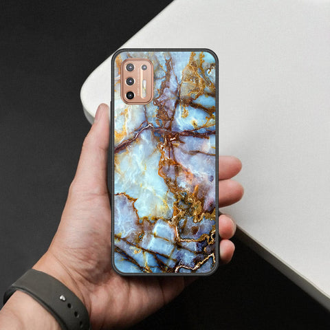 Motorola Moto G9 Plus Cover - Colorful Marble Series - HQ Premium Shine Durable Shatterproof Case