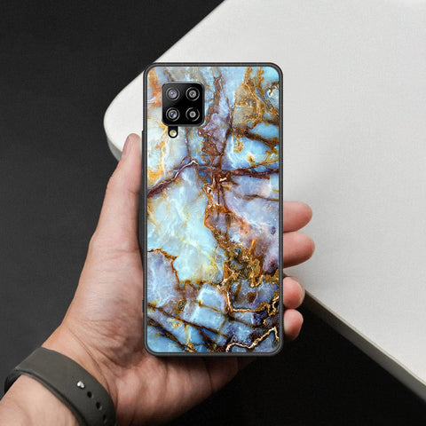 Samsung Galaxy M42 5G Cover - Colorful Marble Series - HQ Premium Shine Durable Shatterproof Case