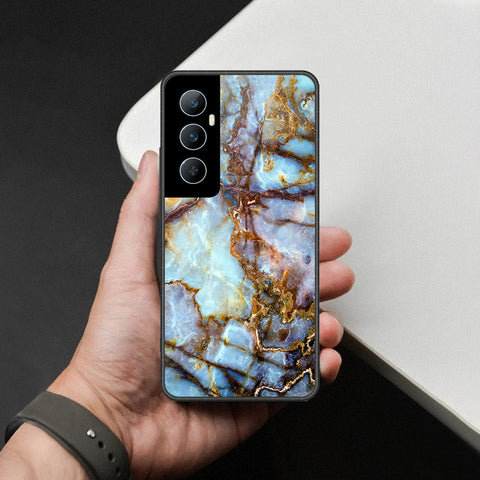 Realme C65 Cover - Colorful Marble Series - HQ Premium Shine Durable Shatterproof Case