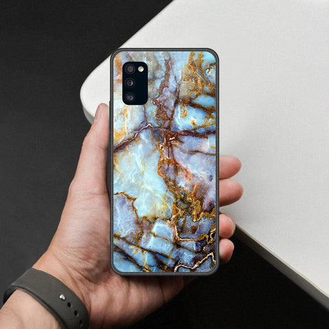 Samsung Galaxy A41 Cover - Colorful Marble Series - HQ Premium Shine Durable Shatterproof Case
