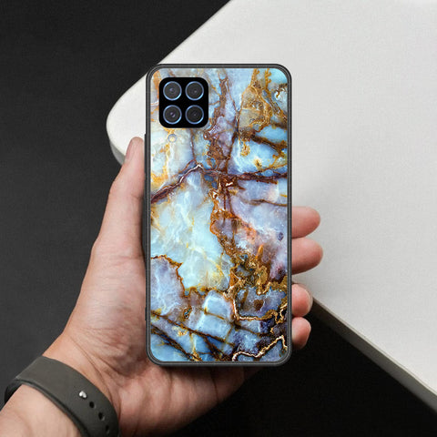 Samsung Galaxy F62 Cover - Colorful Marble Series - HQ Premium Shine Durable Shatterproof Case