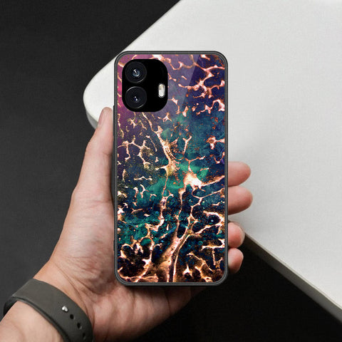 Nothing Phone 2 Cover - Colorful Marble Series - HQ Premium Shine Durable Shatterproof Case