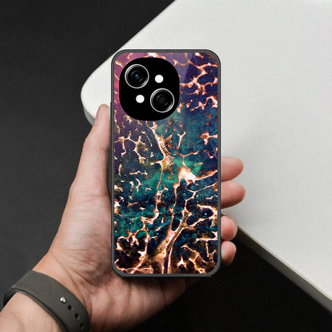 Tecno Spark 40C Cover - Colorful Marble Series - HQ Premium Shine Durable Shatterproof Case