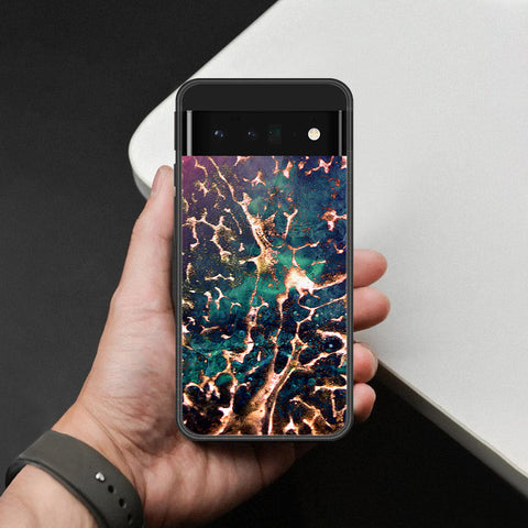 Google Pixel 6 Pro Cover - Colorful Marble Series - HQ Premium Shine Durable Shatterproof Case