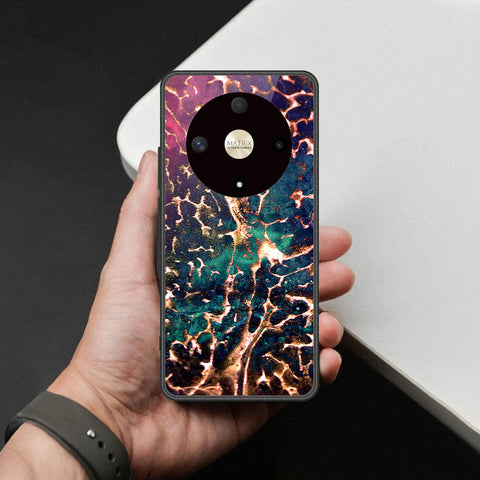 Honor X9a Cover - Colorful Marble Series - HQ Premium Shine Durable Shatterproof Case