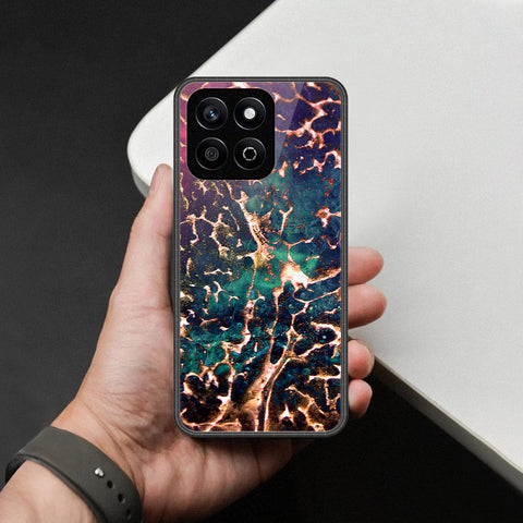 Honor X7d Cover - Colorful Marble Series - HQ Premium Shine Durable Shatterproof Case