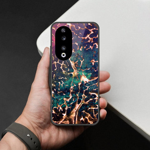 Honor 90 Cover - Colorful Marble Series - HQ Premium Shine Durable Shatterproof Case